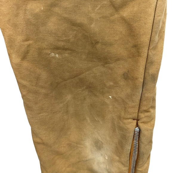 Vintage Key Cotton Duck Canvas Insulated Zip Coveralls Med Long - Picture 11 of 15